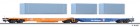 76578 Sachsenmodelle Articulated container car Sdggmrs 744 "combiwaggon" with 3 containers